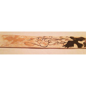 SOLD - LEVY'S GUITAR STRAP 2" Cotton w/Suede Brown